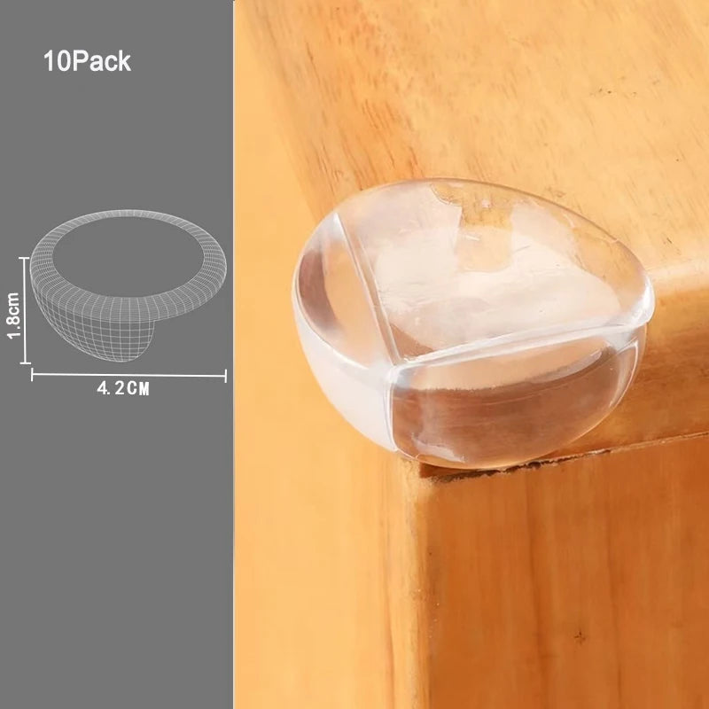 Protège-coins de meuble bébé – silicone souple (lot)