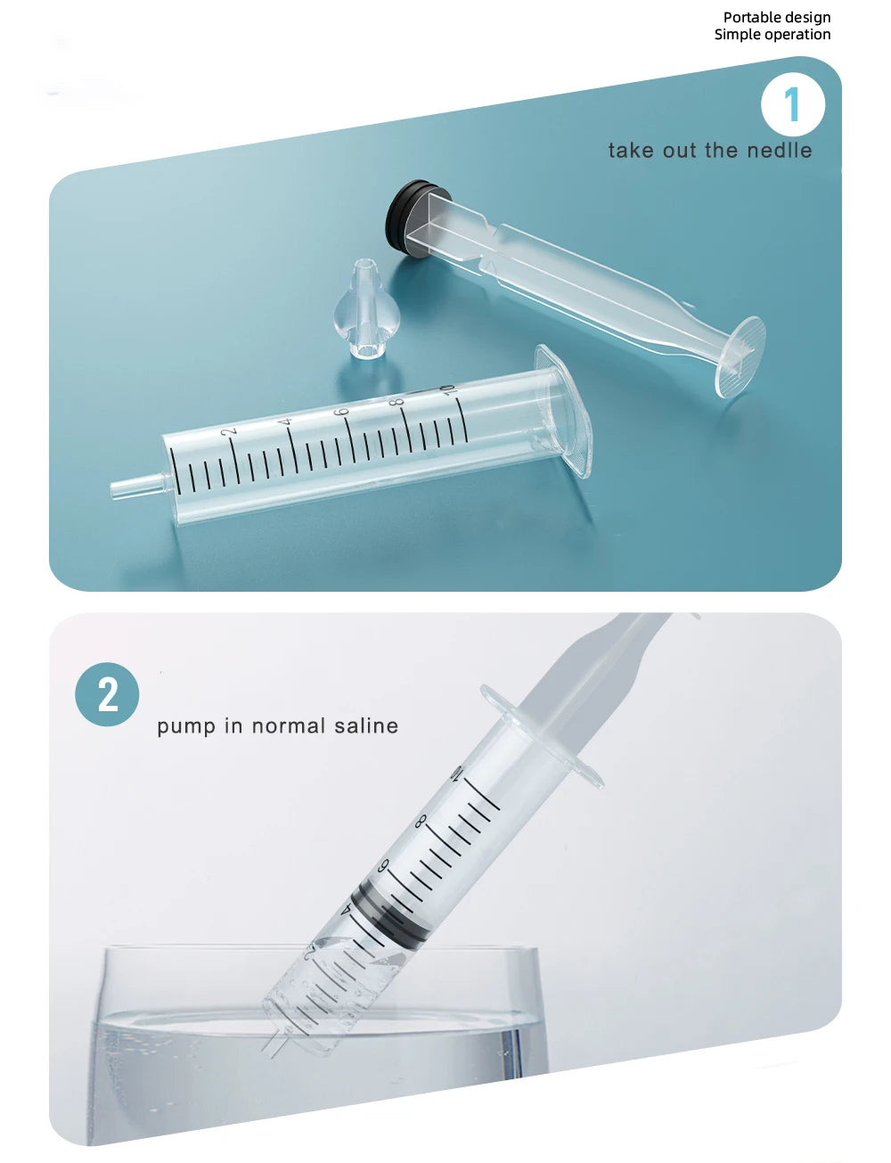 Mouche-bébé aspirateur nasal – embouts lavables