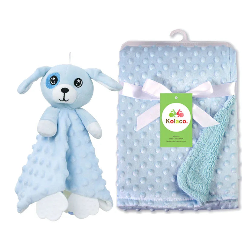 Doudou personnalisé bébé brodé au prénom – Lapin minky tout doux