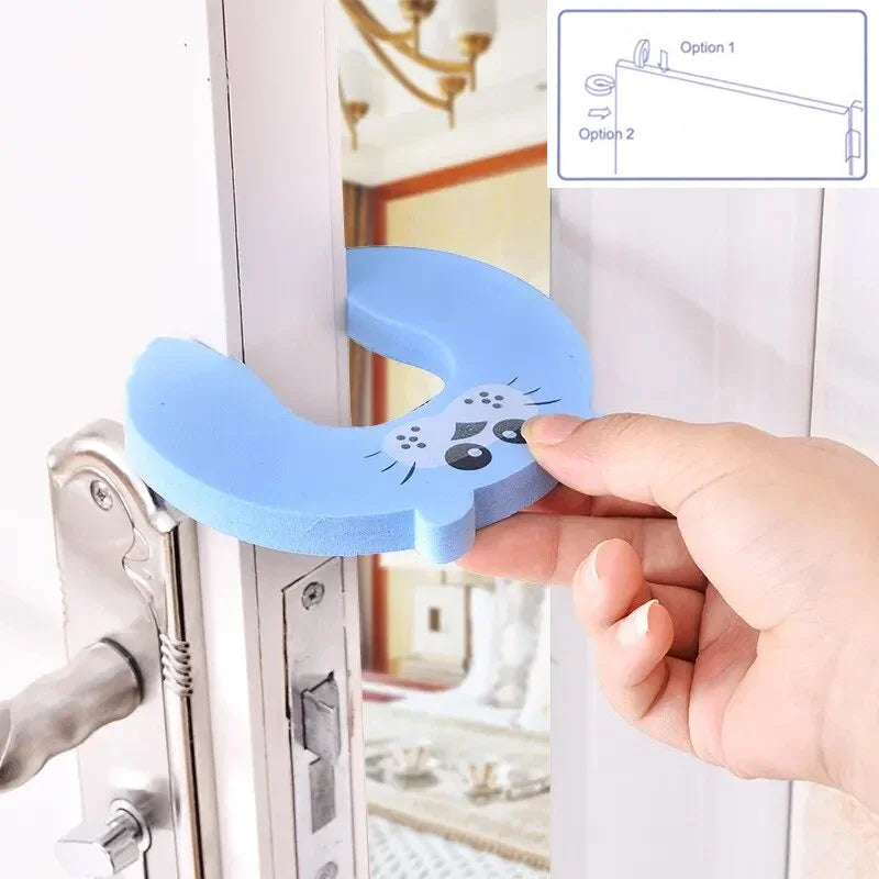 Butée de porte anti-pince-doigts pour bébé (lot)