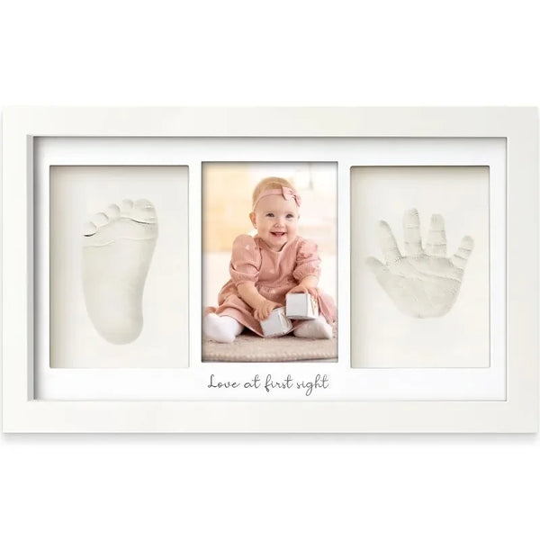 Coffret empreinte bébé argile (double)