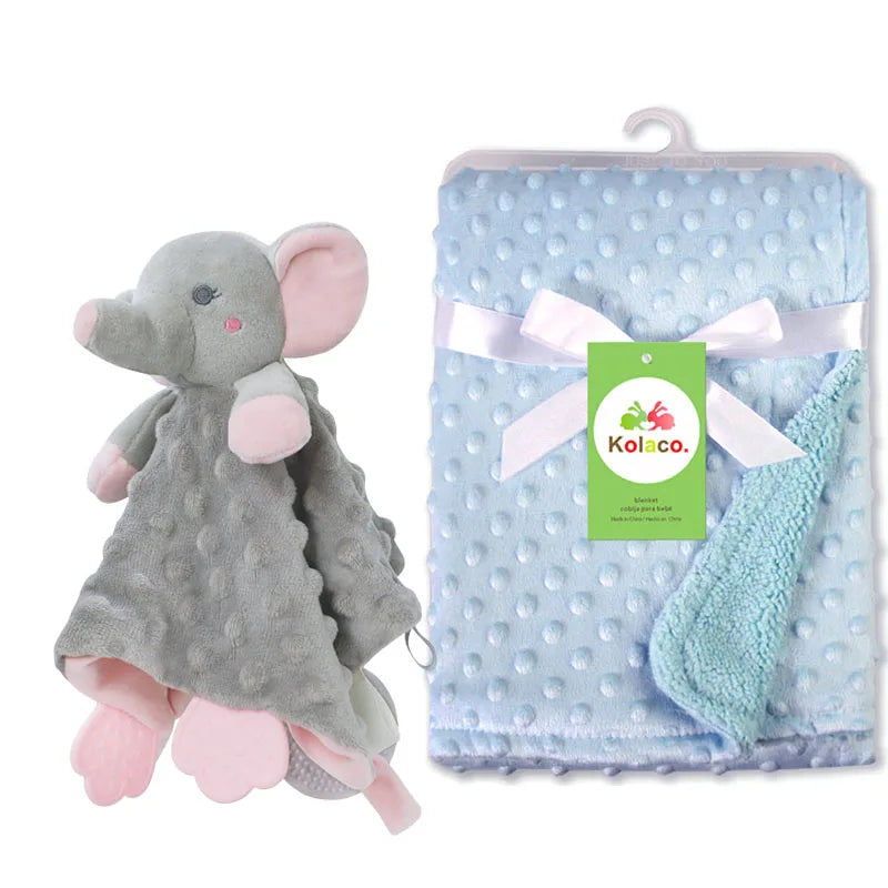 Doudou personnalisé bébé brodé au prénom – Lapin minky tout doux