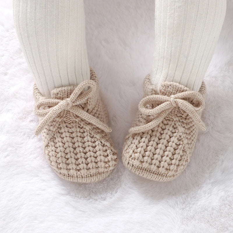 Chaussons bébé en maille douce – naissance à 18 mois