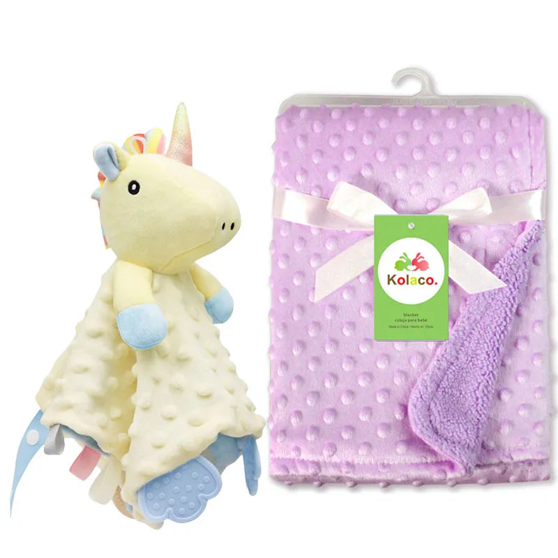 Doudou personnalisé bébé brodé au prénom – Lapin minky tout doux
