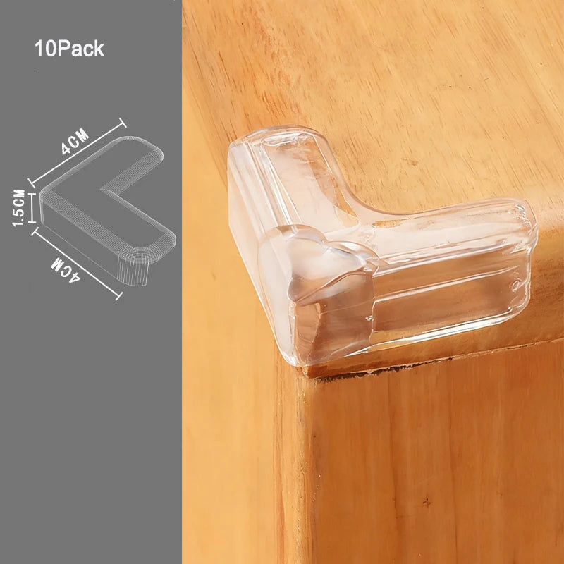 Protège-coins de meuble bébé – silicone souple (lot)