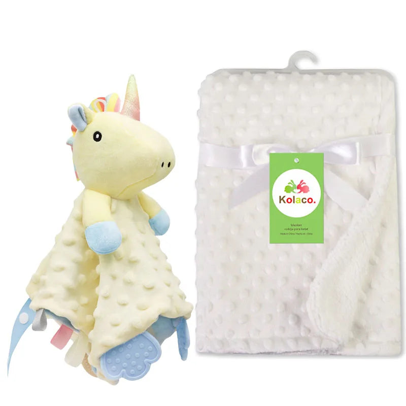 Doudou personnalisé bébé brodé au prénom – Lapin minky tout doux