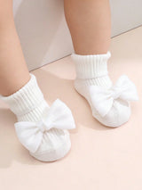Chaussettes bébé antidérapantes – coton (lot de 4)