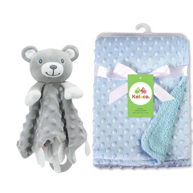 Doudou personnalisé bébé brodé au prénom – Lapin minky tout doux