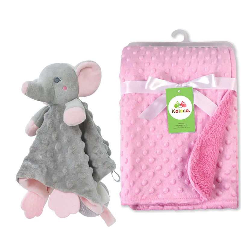Doudou personnalisé bébé brodé au prénom – Lapin minky tout doux