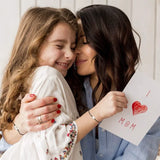 Bracelet maman-bébé cœur assorti (duo)