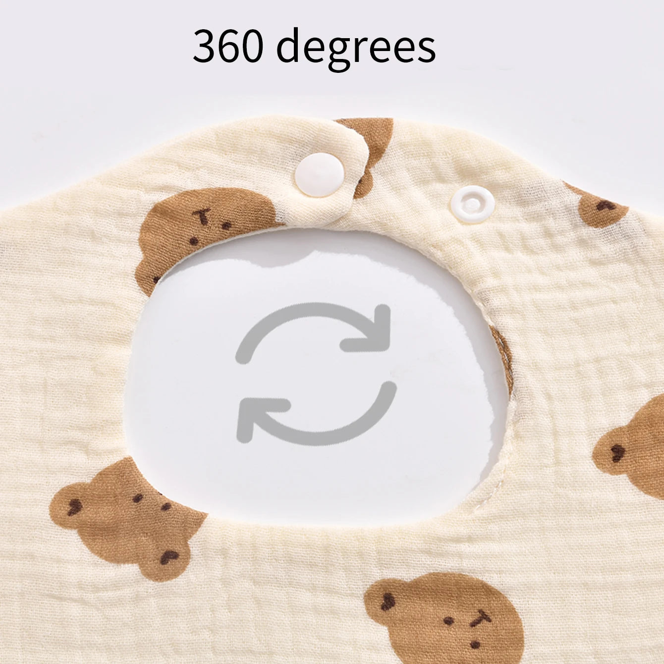 Bavoirs bébé en coton – motifs tout-petits (lot de 4)