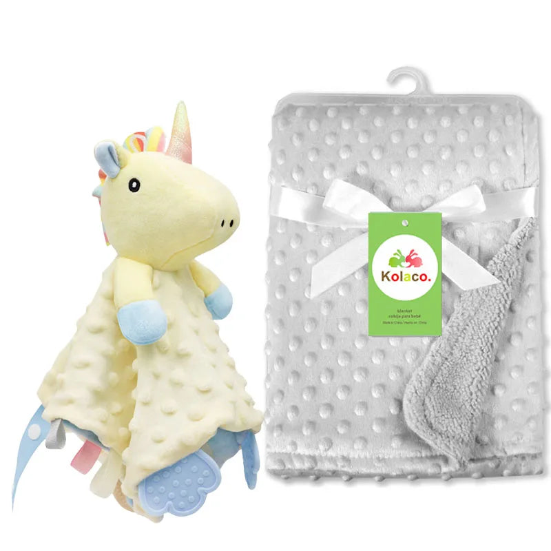 Doudou personnalisé bébé brodé au prénom – Lapin minky tout doux