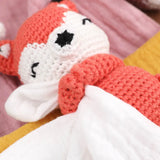 Doudou plat mousseline personnalisé au prénom
