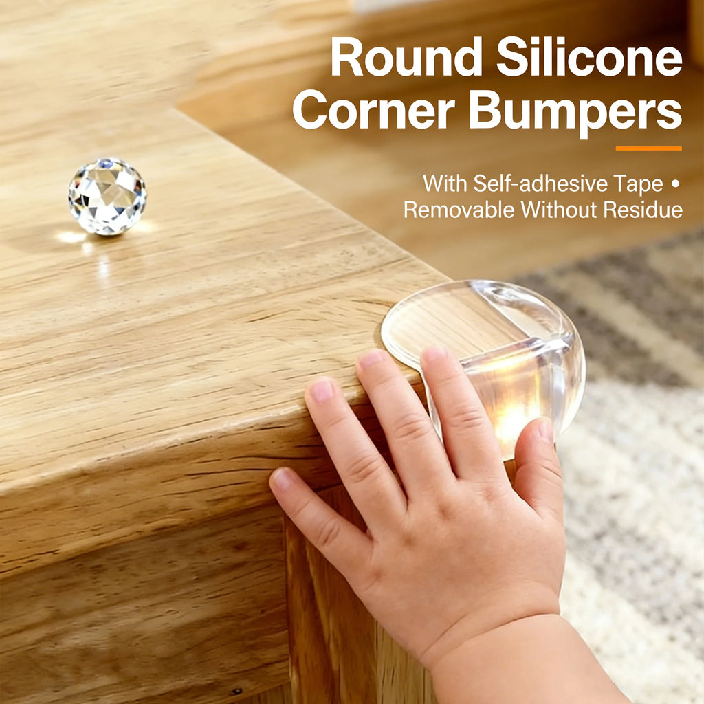 Protège-coins de meuble bébé – silicone souple (lot)