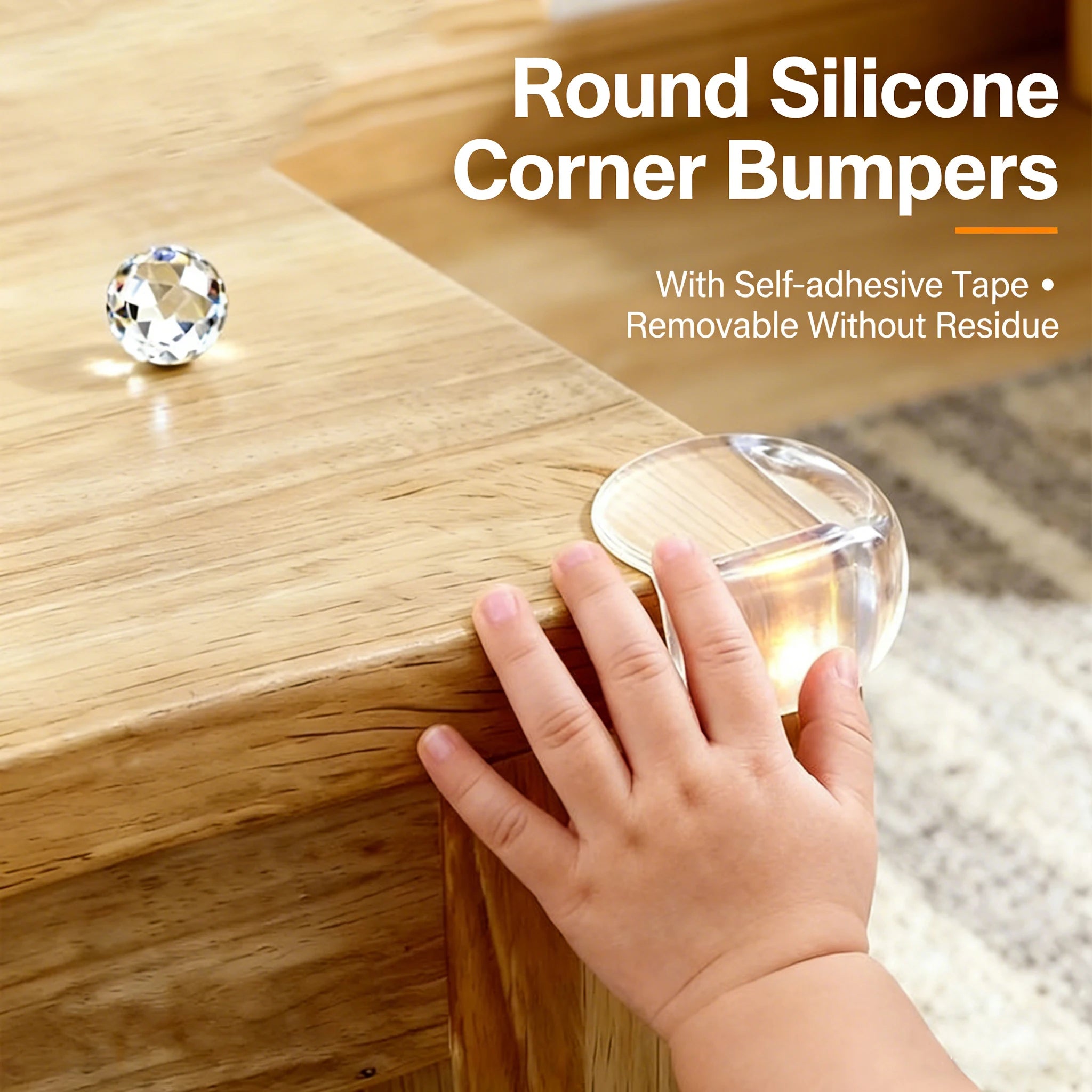 Protège-coins de meuble bébé – silicone souple (lot)
