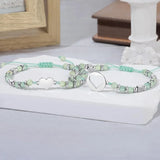 Bracelet maman-bébé pierre Amazonite (duo)