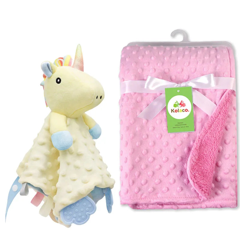 Doudou personnalisé bébé brodé au prénom – Lapin minky tout doux