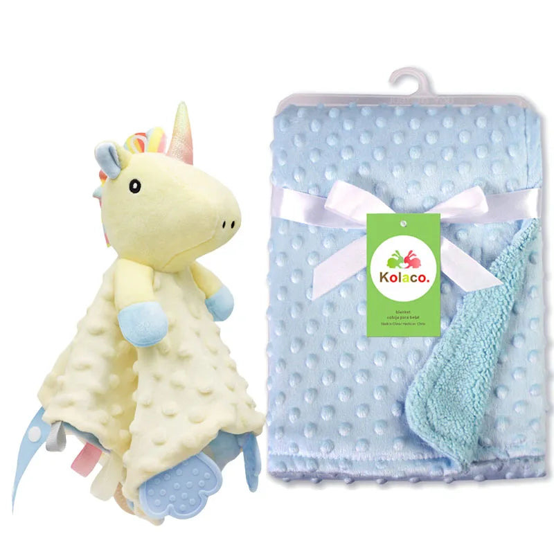 Doudou personnalisé bébé brodé au prénom – Lapin minky tout doux