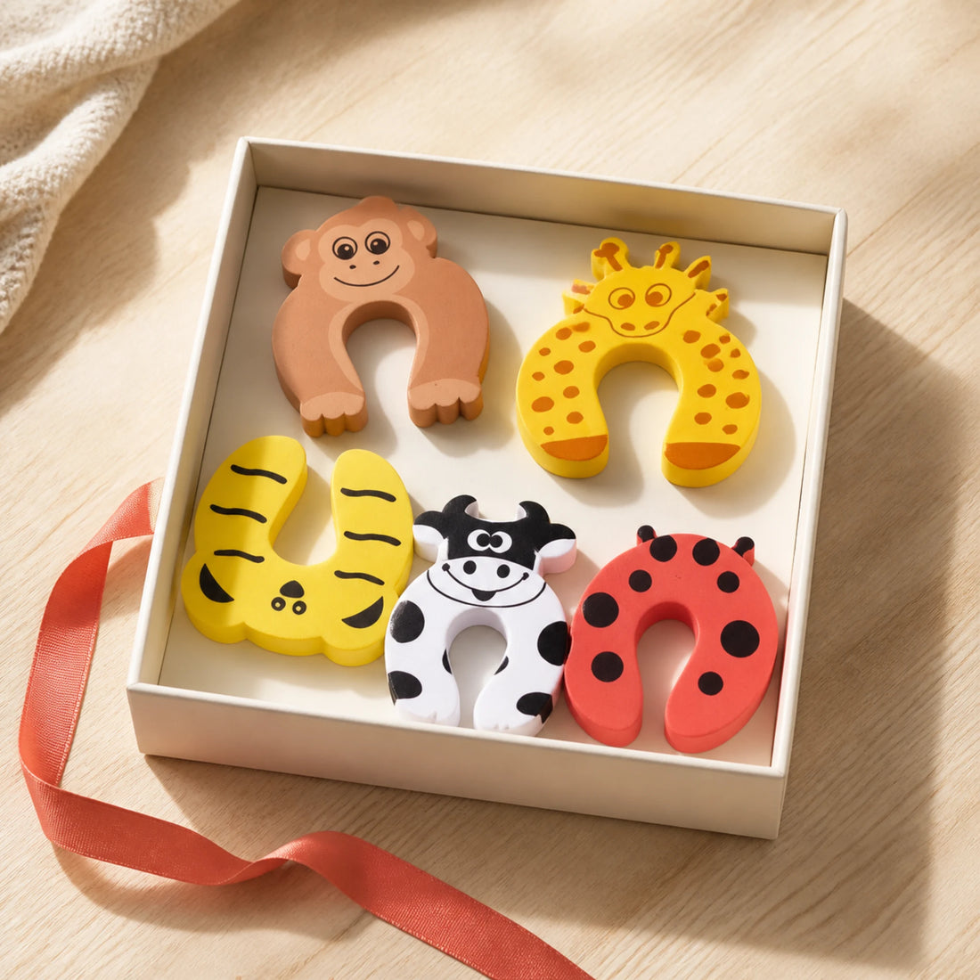 Butée de porte anti-pince-doigts pour bébé (lot) – mise en situation du produit