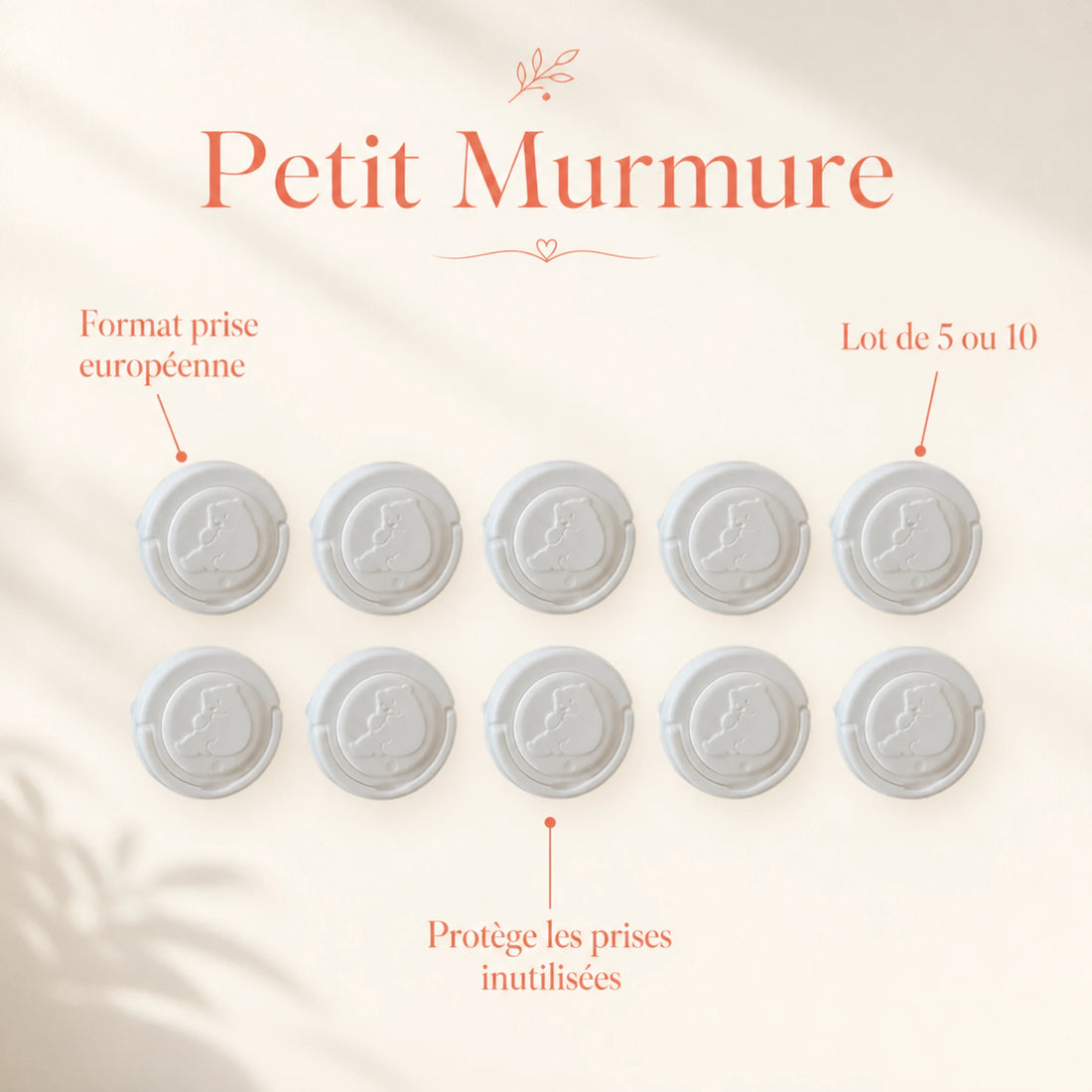 Cache-prises de sécurité enfant – lot (format prise européenne) – caractéristiques essentielles