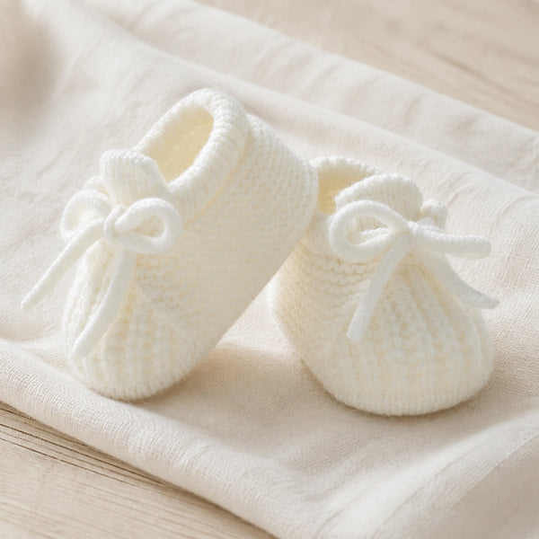Chaussons bébé en maille douce – naissance à 18 mois – présentation du produit