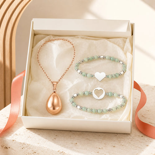 Coffret Maman et Bébé Petit Murmure – bola et bracelets assortis