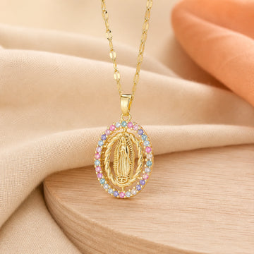 Médaille Vierge Marie (maman, marraine)