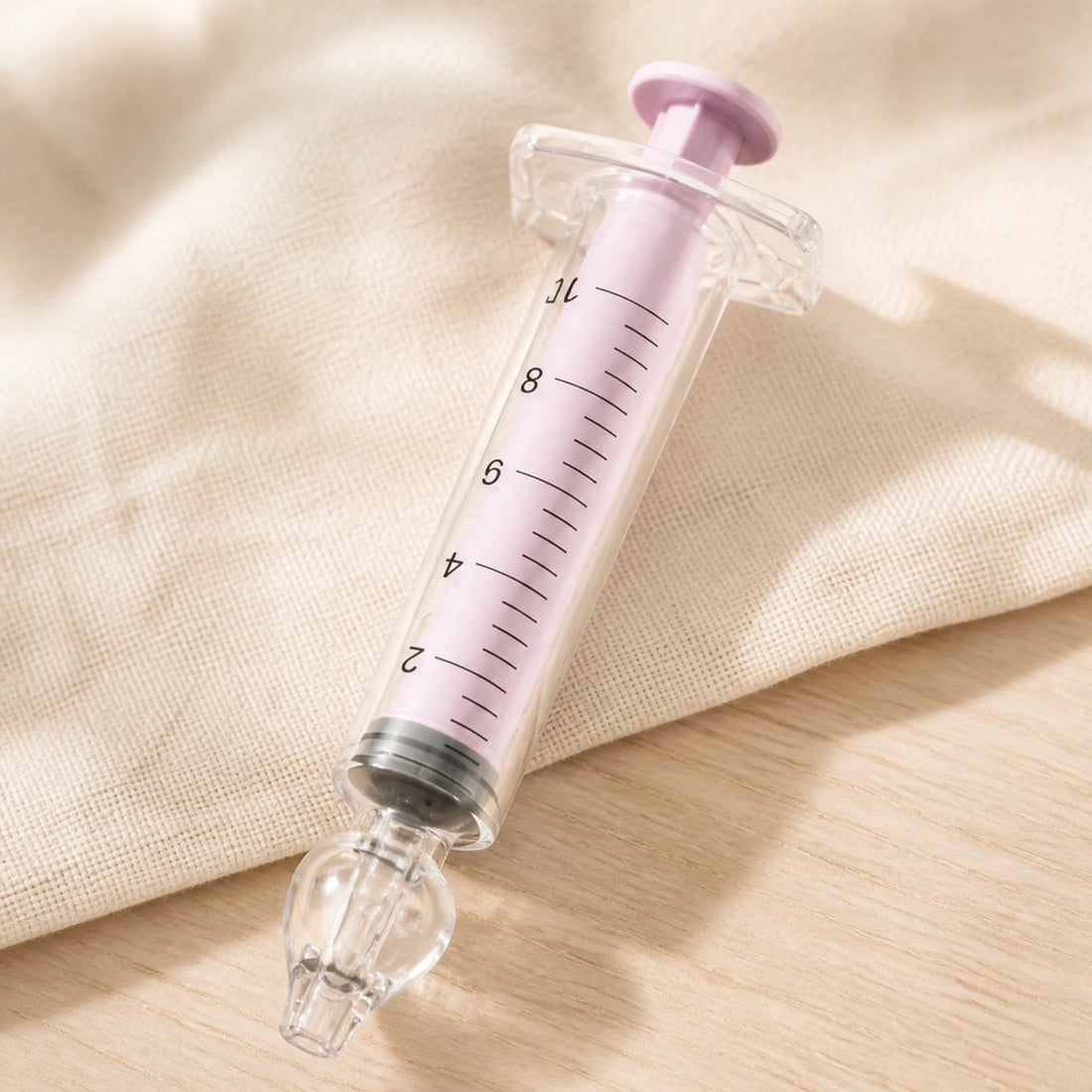 Mouche-bébé aspirateur nasal – embouts lavables – détail des matières et des finitions