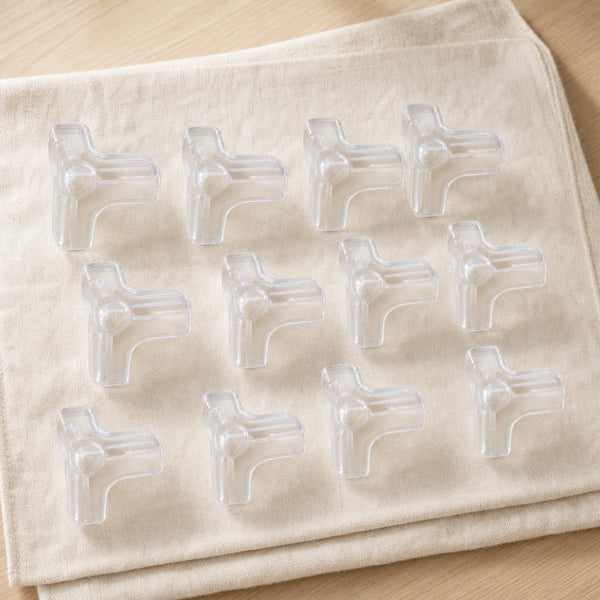 Protège-coins de meuble bébé – silicone souple (lot) – présentation du produit